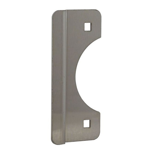 Don-Jo SLP-106-630 Satin Steel Short Latch Protector for Outswinging Doors