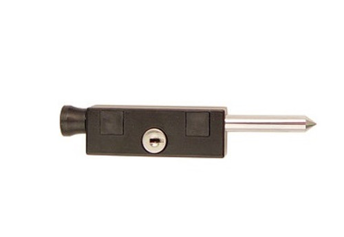 Emtek 206017 Black Keyed Patio Door Bolts