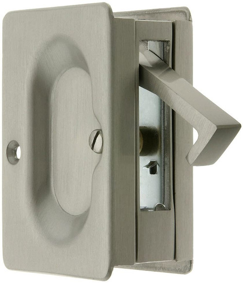 Emtek 2101US15 Satin Nickel Passage Pocket Door Lock