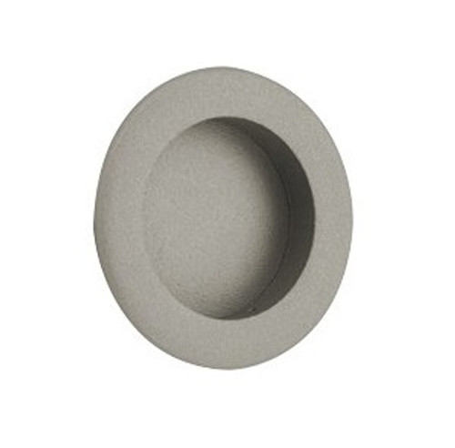 Emtek 2211US15A Pewter Round Flush Pull