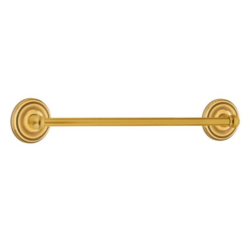 Emtek 26022US7 French Antique 24" Traditional Brass Towel Bar