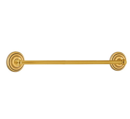 Emtek 26023US7 French Antique 30" Traditional Brass Towel Bar