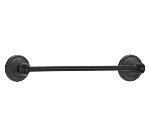 Emtek 27023FB Flat Black 30" Tuscany Bronze Towel Bar