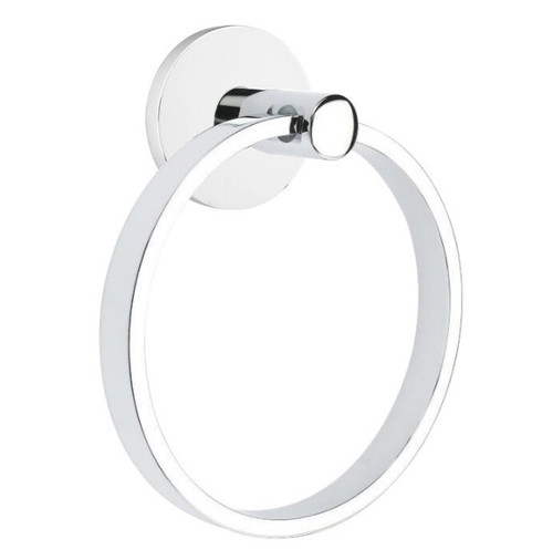 Emtek 2801US26 Polished Chrome Modern Brass Towel Ring