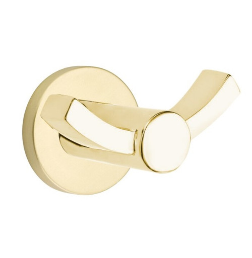 Emtek 2809US4 Satin Brass Modern Brass Double Hook