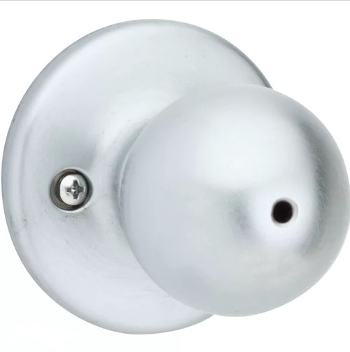 Kwikset 300P-26D Satin Chrome Privacy Polo Knob