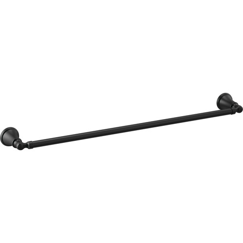 Delta 73224BL 24" Woodhurst Towel Bar Matte Black Finish