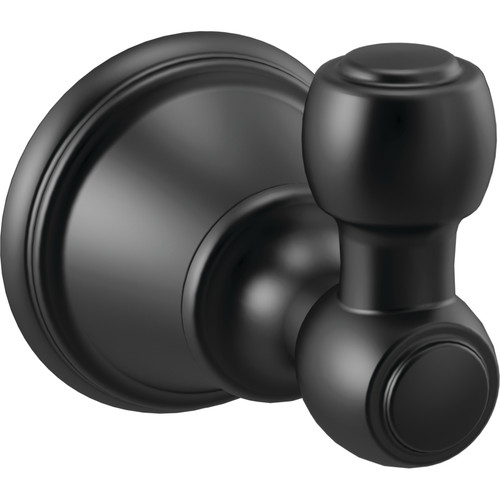 Delta 73235BL Woodhurst Robe Hook Matte Black Finish Delta 73235BL Woodhurst Robe Hook Matte Black Finish
