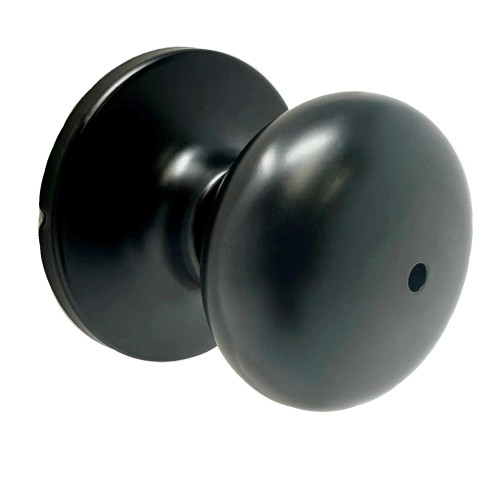 Weslock 00210S2S2FR20 Salem Privacy Lock with Adjustable Latch and Full Lip Strike Matte Black Finish