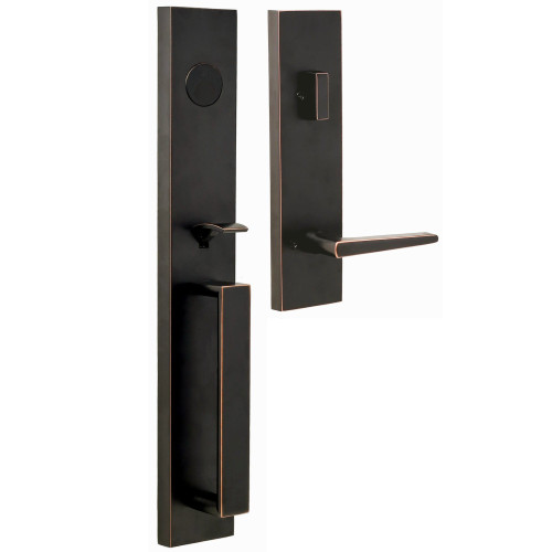 Weslock 02895-1710020 Xanthis Dummy Handle set with Philtower Lever Trim Oil Rubbed Bronze Finish