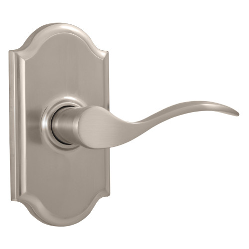 Weslock 01700UNUNSL20 Bordeau Premiere Passage Lock with Adjustable Latch and Full Lip Strike Satin Nickel Finish