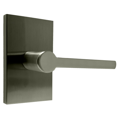 Weslock 009009N9NFR20 Brady  lever Passage Lock with Rectangle plate Satin Nickel Finish