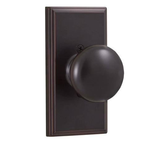 Weslock 03705I1--0020 Impresa Woodward Half Dummy Lock Oil Rubbed Bronze Finish