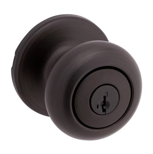 Kwikset 400CV-11P Venetian Bronze Keyed Entry Cove Knob