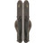 Emtek 454333-MB Medium Bronze Sandcast Bronze Greeley Tubular Style Double Cylinder Grip by Grip Entryset 