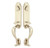 Emtek 454111-TWB Tumbled White Bronze Sandcast Bronze Remington Tubular Style Double Cylinder Grip by Grip Entryset 