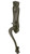 Emtek 475333-MB Medium Bronze Lost Wax Art Nouveau Tubular Style Dummy Grip by Grip Entryset