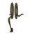 Emtek 471112MB Medium Bronze Lost Wax Cast Brass Tuscany Monolithic Tubular Style Single Cylinder Entryset with Your Choice of Handle