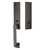 Emtek 4808US10B Oil Rubbed Bronze Davos Brass Tubular Style Dummy Entryset with Your Choice of Handle