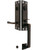 Emtek 4811US10B Oil Rubbed Bronze Modern Brass Arts & Crafts Tubular Style Single Cylinder Entryset with Your Choice of Handle