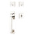 Emtek 4830US14 Polished Nickel Baden Brass Tubular Style Double Cylinder Entryset with Your Choice of Handle