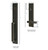 Emtek 4819US4 Satin Brass Lausanne Brass Tubular Style Single Cylinder Entryset with Your Choice of Handle