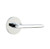 Emtek HLO-US26-PHD Polished Chrome Helios (Pair) Half Dummy Levers with Your Choice of Rosette