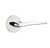 Emtek POS-US26-PHD Polished Chrome Poseidon (Pair) Half Dummy Levers with Your Choice of Rosette