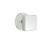 Emtek SQU-US26-PHD Polished Chrome Square (Pair) Half Dummy Knobs with Your Choice of Rosette