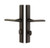 Emtek 5044TWB Tumbled White Bronze 1-1/2" x 11" Sandcast Rectangular Style Dummy, Pair Sideplate Lockset