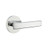 Emtek GV-US26-PASS Polished Chrome Geneva Passage Lever with Your Choice of Rosette