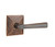 Emtek AC-US10B-PRIV Oil Rubbed Bronze Arts & Crafts Privacy Lever with Your Choice of Rosette