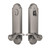 Emtek 5318US15A Pewter Annapolis 2-Point Single Cylinder Key In Lockset
