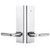 Emtek 5352US26 Polished Chrome Modern Rectangular Single Point Dummy Lockset