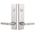 Emtek 5322US15 Satin Nickel Modern Rectangular 2-Point Double Cylinder Key In Lockset