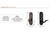 Emtek 6020FB Flat Black #16 Style 3-5/8" C-to-C Passage/Single Keyed Sideplate Lockset
