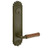 Emtek 6620MB Medium Bronze #16 Style 5-1/2" C-to-C Passage/Single Keyed Sideplate Lockset