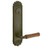 Emtek 6625MB Medium Bronze #16 Style 5-1/2" C-to-C Dummy, Pair Sideplate Lockset
