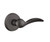 Emtek D-FB-PHD Flat Black Durango (Pair) Half Dummy Levers with Your Choice of Rosette