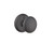 Emtek J-FBS-PHD Flat Black Steel Jamestown (Pair) Half Dummy Knobs with Your Choice of Rosette