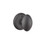 Emtek SV-FBS-PHD Flat Black Steel Savannah (Pair) Half Dummy Knobs with Your Choice of Rosette