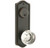 Emtek 7090US3 Lifetime Brass Rope Style 3-5/8" C-to-C Passage/Single Keyed Sideplate Lockset