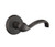 Emtek TT-MB-PHD Medium Bronze Teton (Pair) Half Dummy Levers with Your Choice of Rosette
