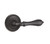 Emtek OCL-FB-PASS Flat Black Octagon Passage Lever with Your Choice of Rosette