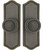 Emtek 7109US10B Oil Rubbed Bronze Rope Style Non-Keyed Passage Sideplate Lockset