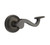 Emtek PD-MB-PRIV Medium Bronze Padua Privacy Lever with Your Choice of Rosette