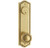 Emtek 7990US3 Lifetime Brass Rope Style 5-1/2" C-to-C Passage/Single Keyed Sideplate Lockset