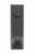 Emtek 8080US19 Flat Black Quincy Style 3-5/8" C-to-C Passage/Single Keyed Sideplate Lockset