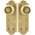 Emtek 8052US7 French Antique Belmont Style Non-Keyed Dummy, Pair Sideplate Lockset