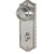 Emtek 8223-US7 French Antique Rope Style 3-3/8" C-to-C Non-Keyed Thumbturn Privacy Sideplate Lockset